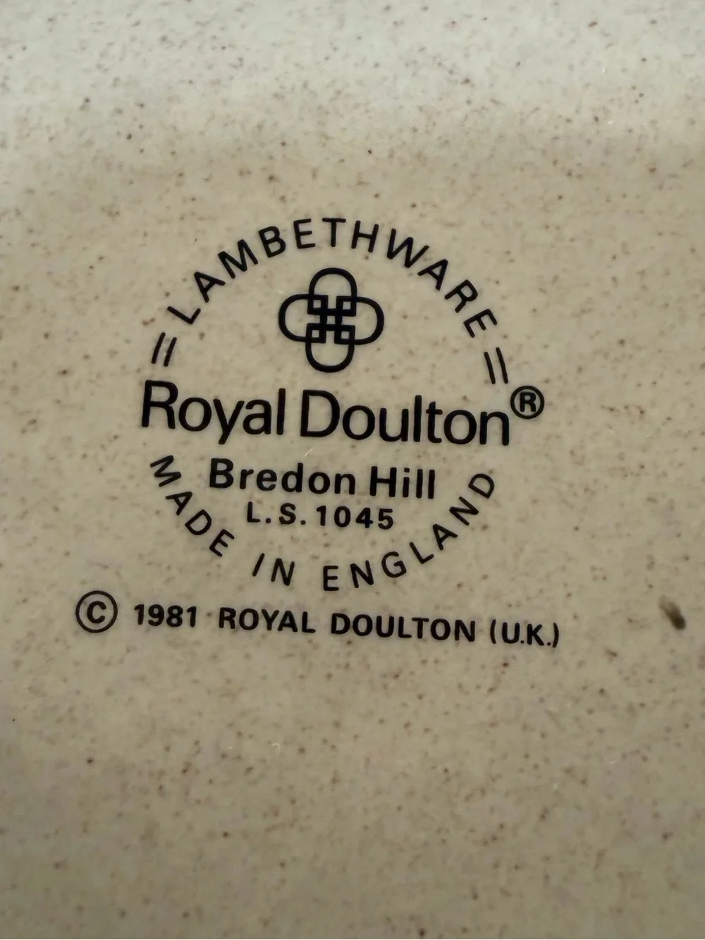Royal Doulton Cream Ceramic Bowls with Floral Motif